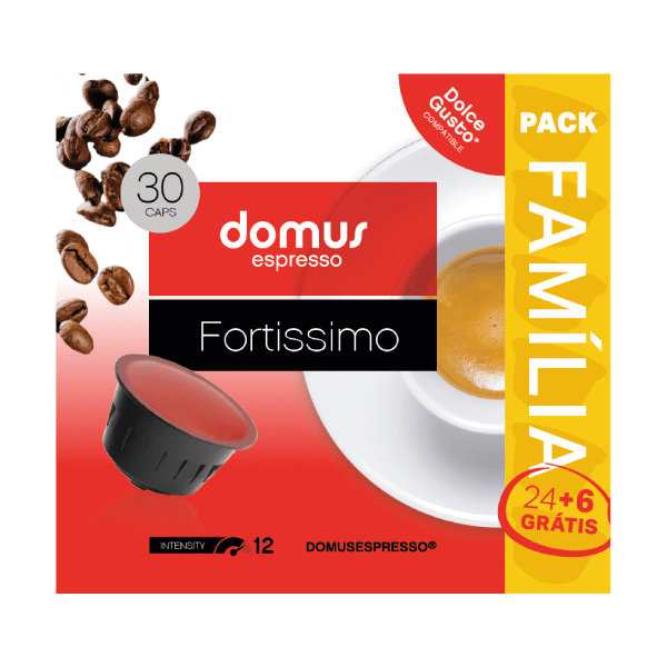 Compatible Capsules Dolce Gusto® Domus® Fortissimo XL 30 units