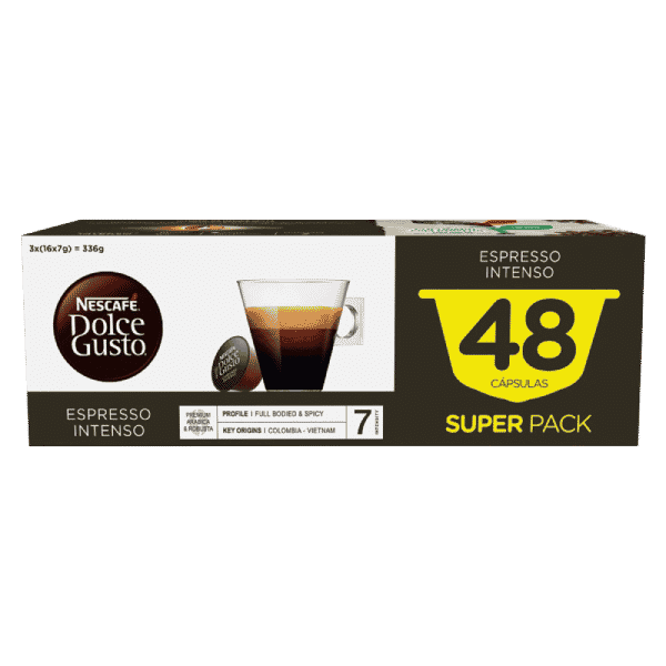 Capsules Nescafé® Dolce Gusto® Espresso Intenso Pack 48 units
