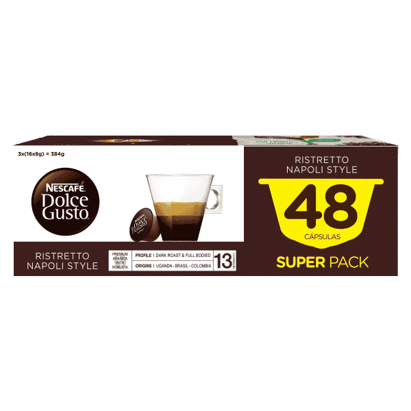 Capsules Nescafé® Dolce Gusto® Ristretto Napoli Pack 48 units