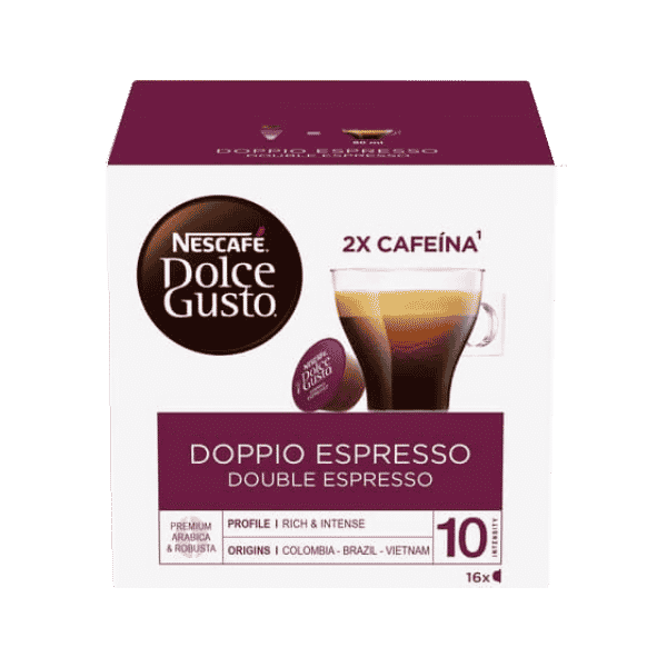 Capsules Nescafé® Dolce Gusto® Doppio Espresso 16 units