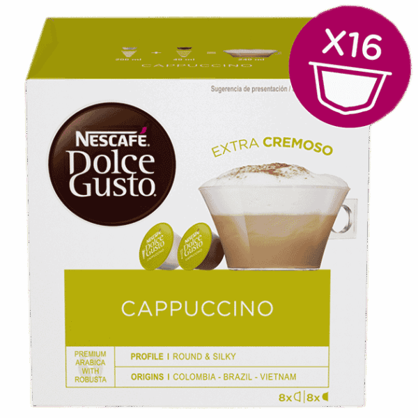 Capsules Nescafé® Dolce Gusto® Cappuccino 16 units