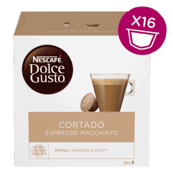 Capsules Nescafé® Dolce Gusto® Cortado 16 units