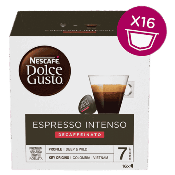 Capsules Nescafé® Dolce Gusto® Espresso Intenso Decaf 16 units