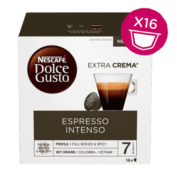 Capsules Nescafé® Dolce Gusto® Espresso Intenso 16 units