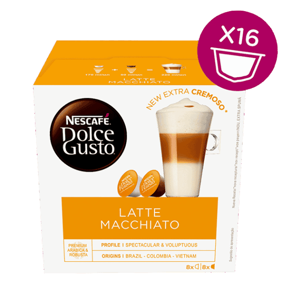 Capsules Nescafé® Dolce Gusto® Latte Macchiato 16 units