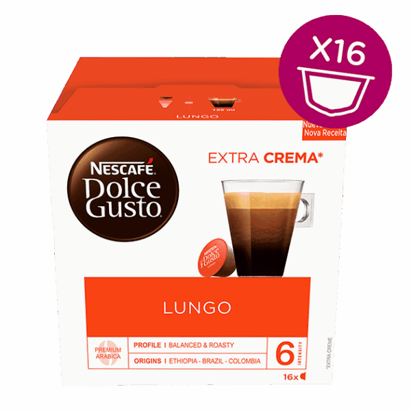 Capsules Nescafé® Dolce Gusto® Lungo 16 units