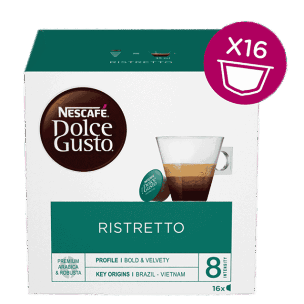 Capsules Nescafé® Dolce Gusto® Ristretto 16 units