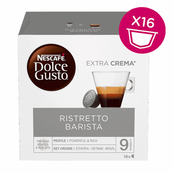 Capsules Nescafé® Dolce Gusto® Ristretto Barista 16 units
