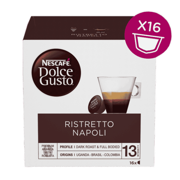 Capsules Nescafé® Dolce Gusto® Ristretto Napoli 16 units