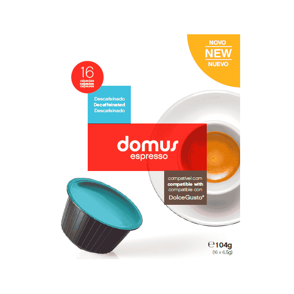 Compatible Capsules Dolce Gusto® Domus® Decaf 16 units