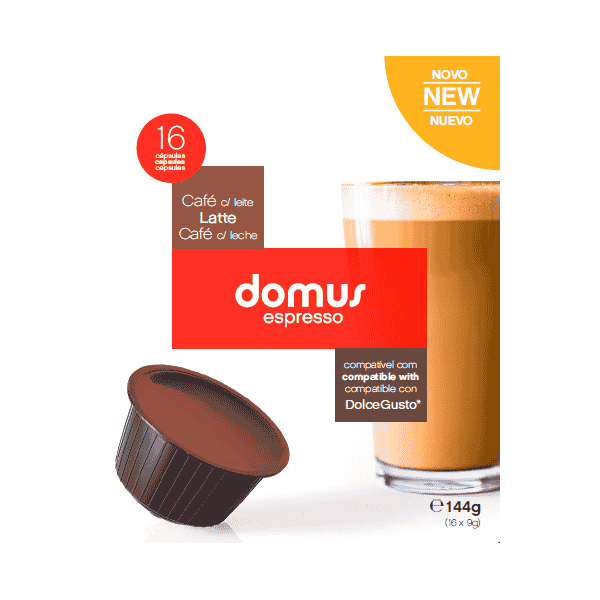 Compatible Capsules Dolce Gusto® Domus® Latte 16 units