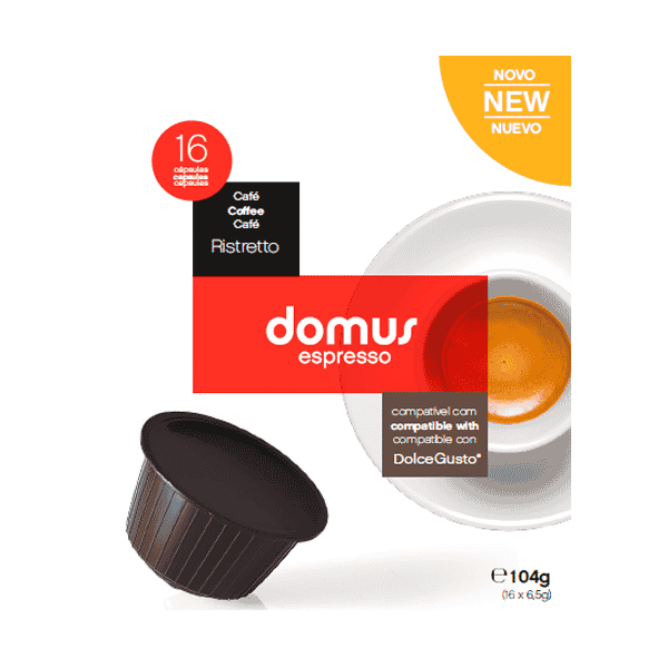 Compatible Capsules Dolce Gusto® Domus® Ristretto 16 units
