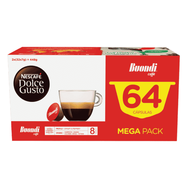Capsules Nescafé® Dolce Gusto® Buondi Mega Pack 64 units